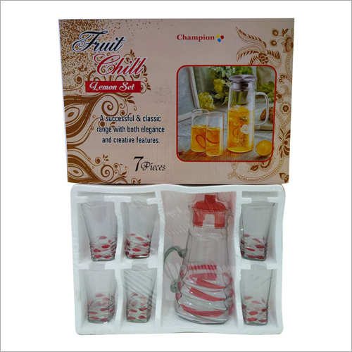 7 Pcs Fruit Juice Glass Set