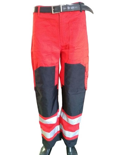 Customized High Quality 100% Cotton Industrial Safety Workwear Multi Pockets Cargo Pants With Cordura Knee Protection