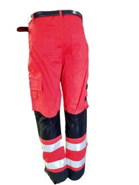 High Quality 100% Cotton Industrial Safety Workwear Multi Pockets Cargo Pants With Cordura Knee Protection