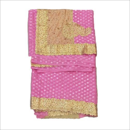 Ladies Heavy Embroidered Border Saree - Multicolor Elegance | Ideal for Casual Wear Across All Seasons