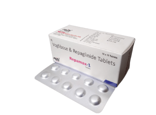 Repaglinide 0.3 mg  & voglibose 1.0 mg