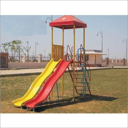 Frp Double Wave Playground Slide\\