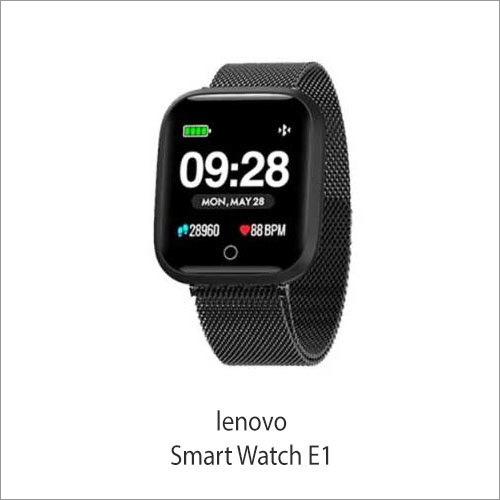 Lenovo E1 Smart Watch By CRIMSON COMMUNICARE LLP