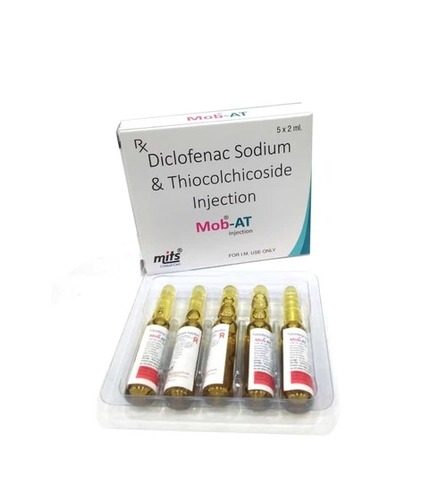 Diclofenac sodium and thiocolchicoside injection