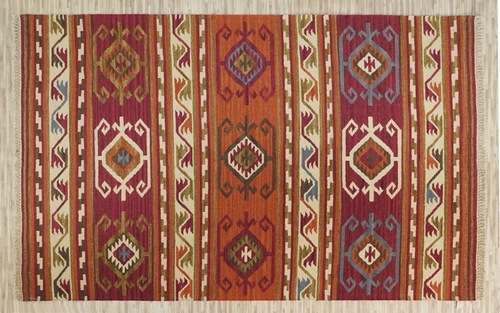 Hand Woven Woolen Kilim