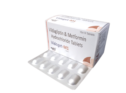 Vildagliptin 50 mg & Metformin HCL 500 mg Tabltes