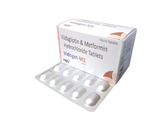 Vildagliptin 50 mg & Metformin HCL 500 mg Tabltes