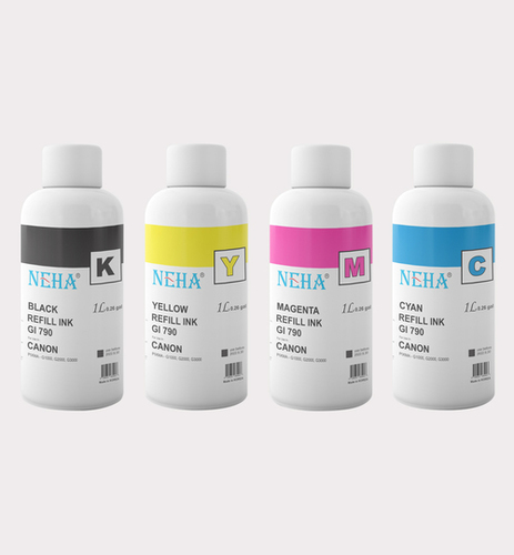 NEHA GI790 FOR PIXMA G1000 , G2000 , G3000 , G4000 , G2400 , G1400 Ink (1 litre)