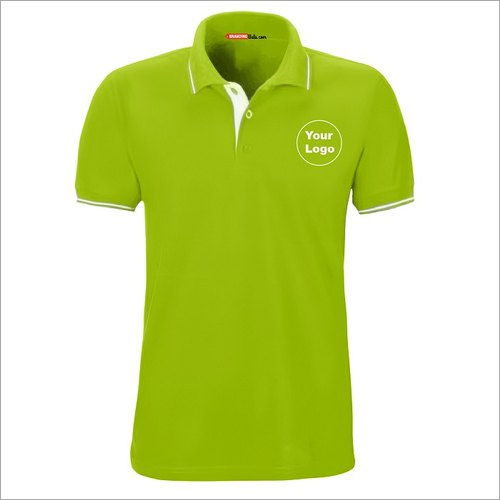 Mens Green Promotional Polo T-Shirt