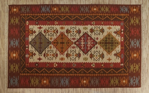 Hand Woven Woolen Kilim