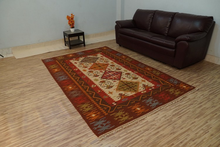 Hand Woven Woolen Kilim