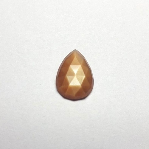 3X5Mm Brown Moonstone Rose Cut Pear Loose Gemstones Grade: Aaa