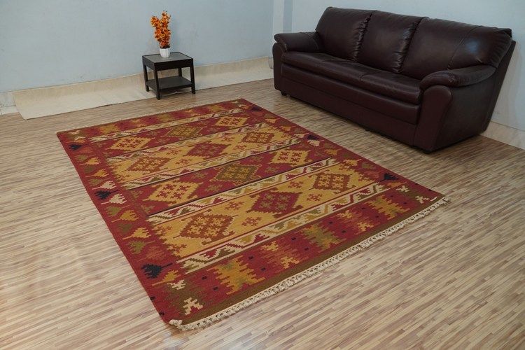 Hand Woven Woolen Kilim