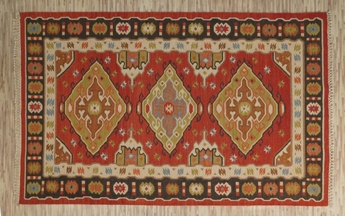 Hand Woven Woolen Kilim