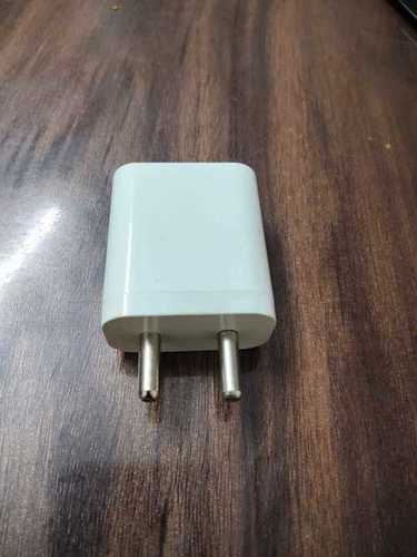 Charger Adaptor - ABS Plastic, 30x30x20 mm, Off-White | Fast Charging, Compact Design, Wide Compatibility