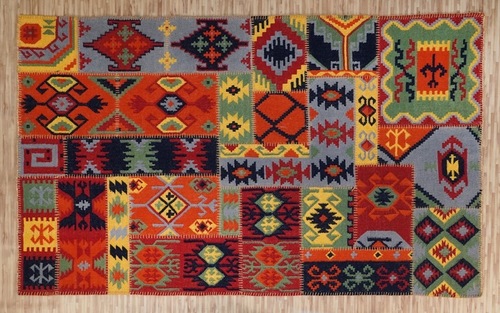 Hand Woven Woolen Kilim