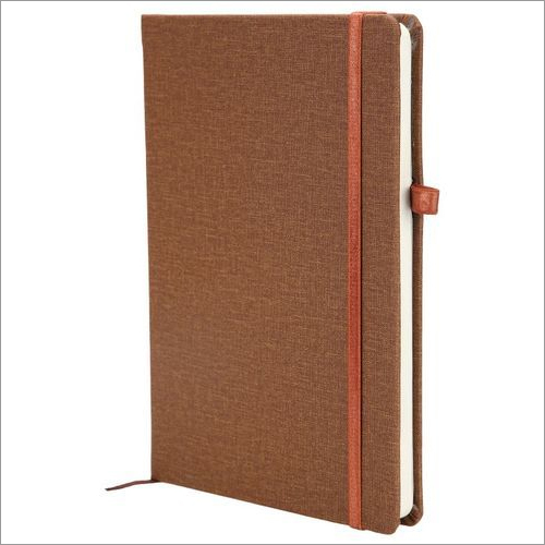 A5192DENIM Brown Diary Notebook