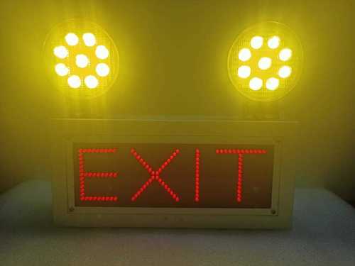 Emergency Exit Led Yellow Light Input Voltage: 230V Ac Volt (V)