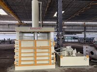 Industrial Paper Baling Press Machine - Color: White & Yellow