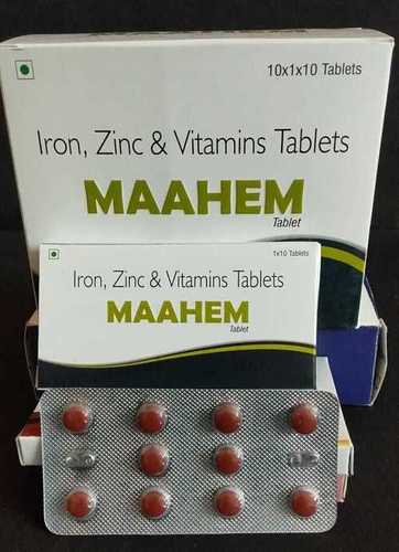 Iron,zinc & Vitamin Tablets