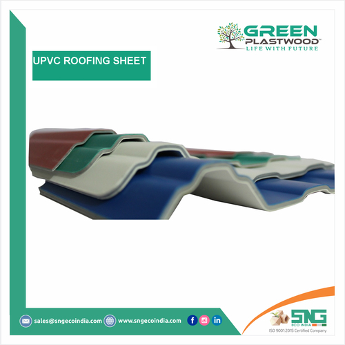 Colored Coated UPVC Roofing Sheets