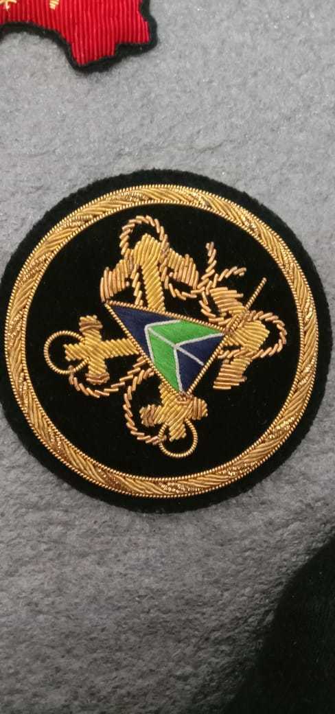 Bullion Wire Fabric Patches