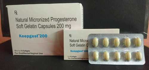 Natural Micronized Progesterone Soft Gelantin Capsules