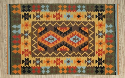 Hand Woven Woolen Kilim