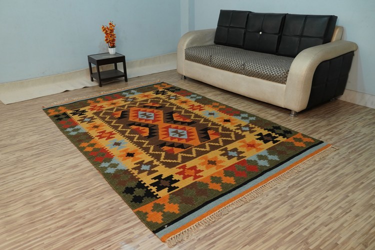 Hand Woven Woolen Kilim