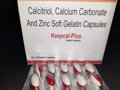 Calcitriol,calcium Carbonate Andf Zinc Softgel Capsules