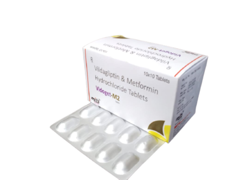 Vildagliptin 50 mg & Metformin HCL 1000 mg Tabltes