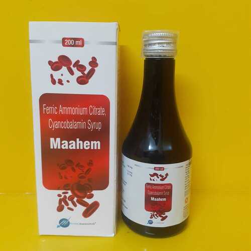 Ferric Ammonium Citrate,folic Acid & Vitamin B12 Syp
