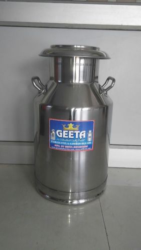SS Milk Can By GEETA INDUSTRIES