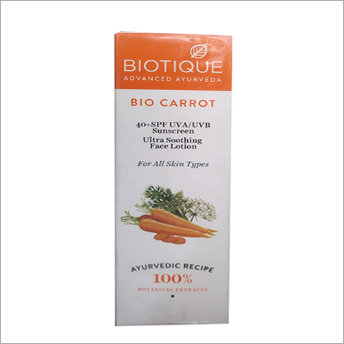 Bio Carrot Face Lotion