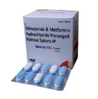 Glimepiride 1 mg, Metformin HCl 1000 mg Tablets