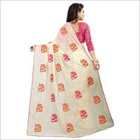 Ladies Hathi Design Cotton Saree