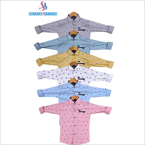 Kids Cotton Shirts - Printed Design, Washable Material | Ideal for Rainy, Spring, Summer, and Winter Seasons