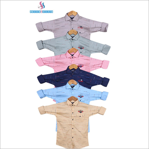 Washable Kids Multicolor Shirts