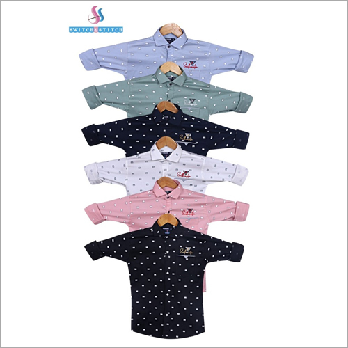 Kids Cotton Dot Printed Shirts - Washable Fabric, Bead Closure, Multi-Season Wear | Perfect for Rainy, Spring, Summer, and Winter Fun