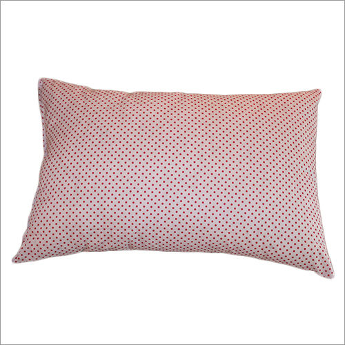 Dotted Fabric Washable Yarn Solid Pillow