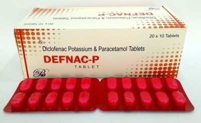 Diclofenac Potasium & Paracetamol Tablets