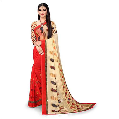 Multicolor Ladies Casual Saree