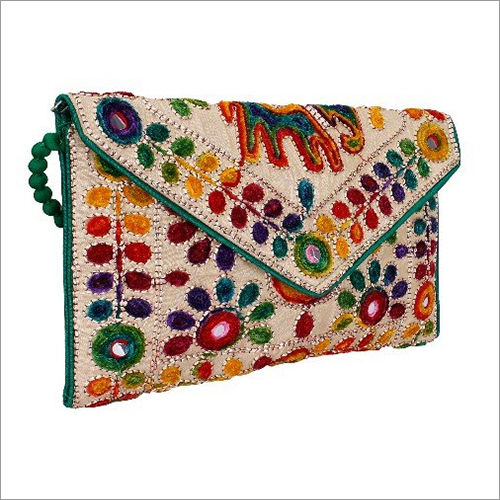 Ladies Embroidered Clutch