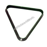 Black Billiard Balls Triangle - Durable Composite Plastic, 12 Inch Size, Matte Black Color | Equipped With Tournament Quality Aramith Balls, Includes 2 Cues And Cue Accessories