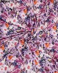 Baby Sartin Silk Digital Print Fabric