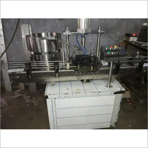 Automatic Crown Capping Machine - Stainless Steel, 80 Bottles/Min Capacity | Durable, Heavy Duty, PLC Control, 1-Year Warranty