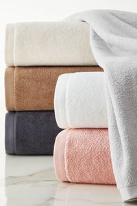 Bath White Hotel Towels