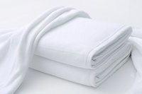 Bath White Hotel Towels