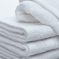 Bath White Hotel Towels