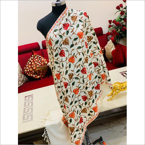 Ladies Acrylic Embroidery Stoles